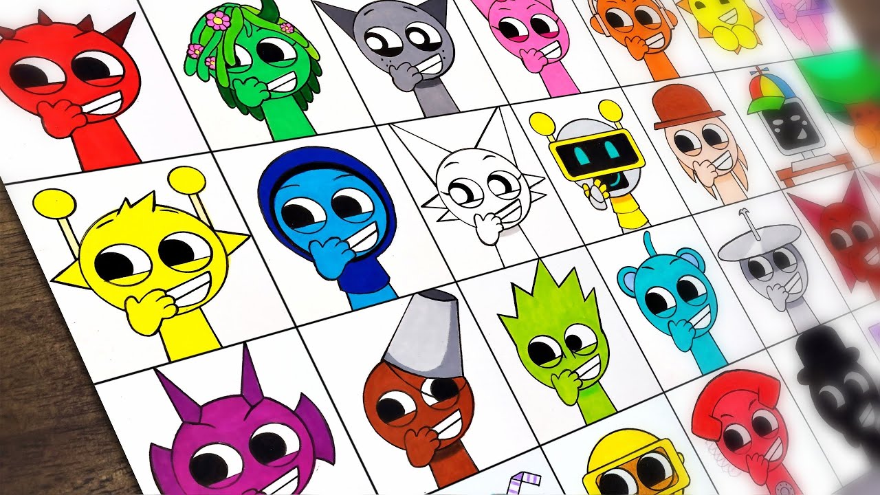 Рисунок Incredibox Sprunki Sinner Edition