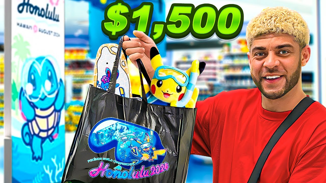 Мы потратили более 1500 долларов в эксклюзивном центре покемонов на Hawaii Pokemon Worlds! *Шопинг*