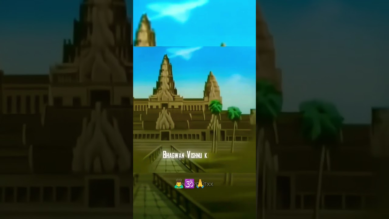 Ankor Wat lord Vishnu Temple🙏