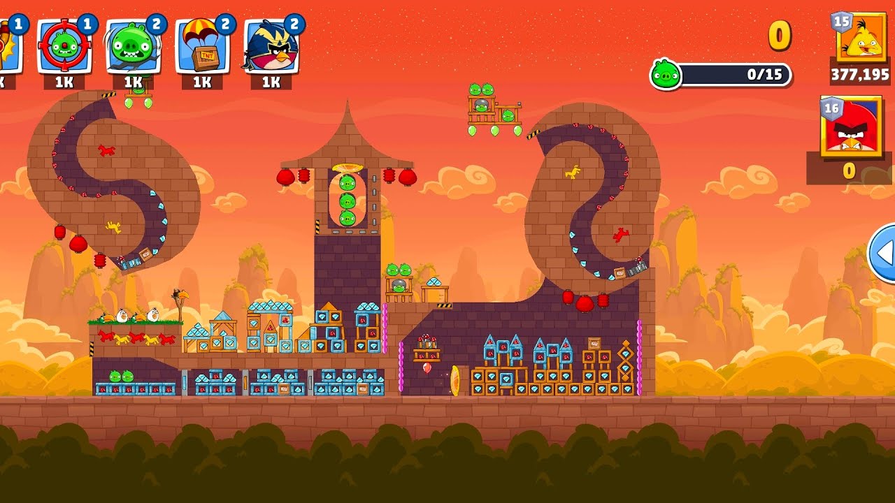 Level 9-10 &ndash; Angry Birds Friends No Power-Up Challenge (T-1701) | 3 Stars Gameplay &ndash; Feb 16