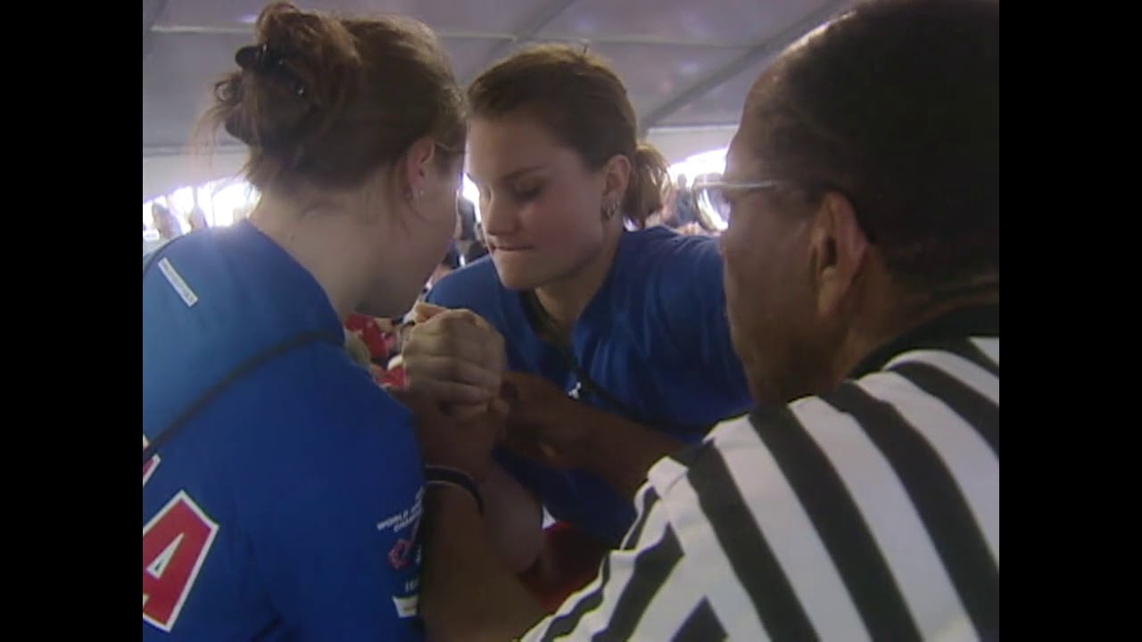 VM i Durban Sydafrika 2004, Heidi Andersson från byn Ensamheten, tar sitt femte VMGULD i armbrytning