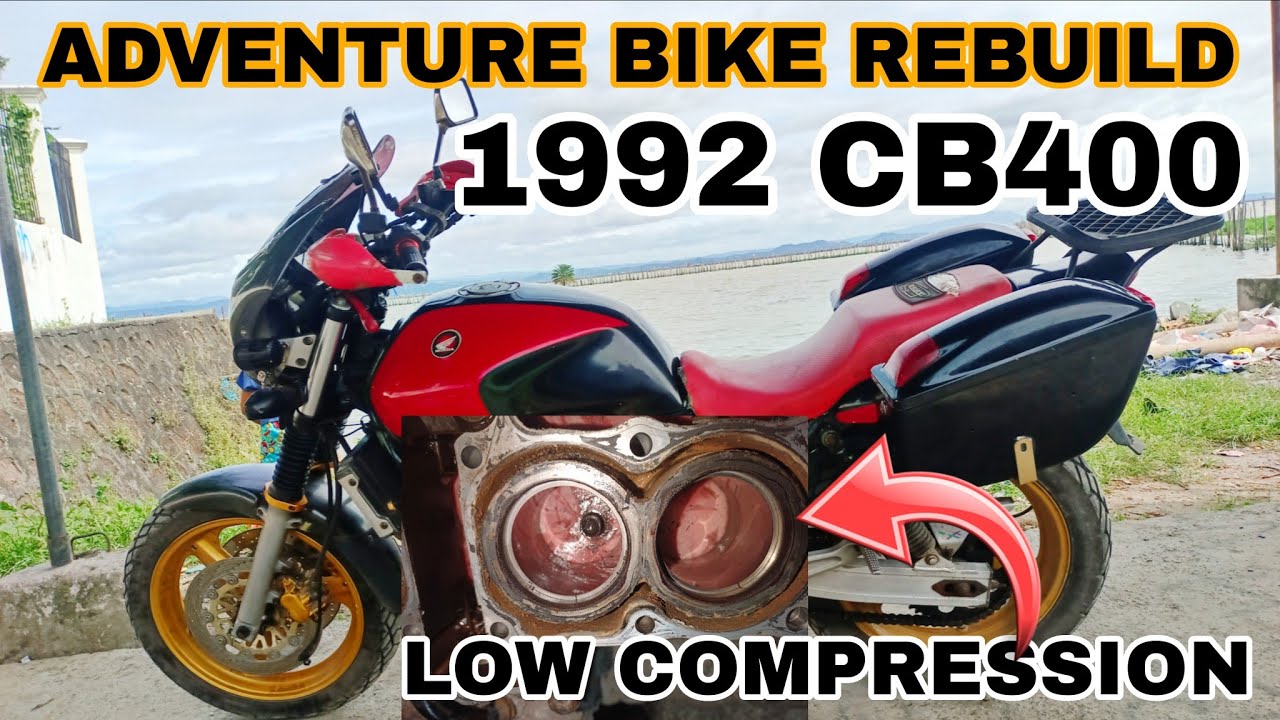 Cb 400 1992 REBUILD / CHANGE PISTON RING / VALVE SEAL / HEAD GUSKET