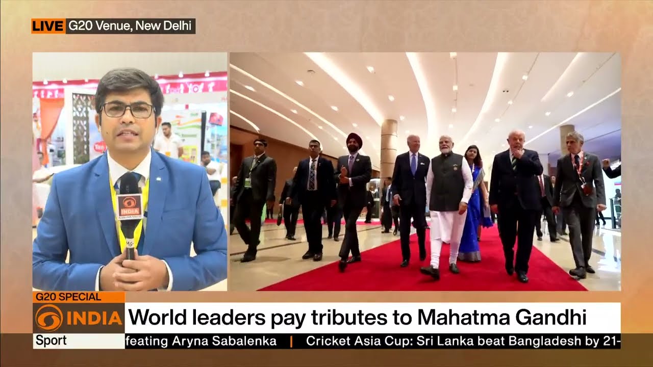 G20 Special | DD India's correspondent Tapas Bhattacharya reports from Bharat Mandapam