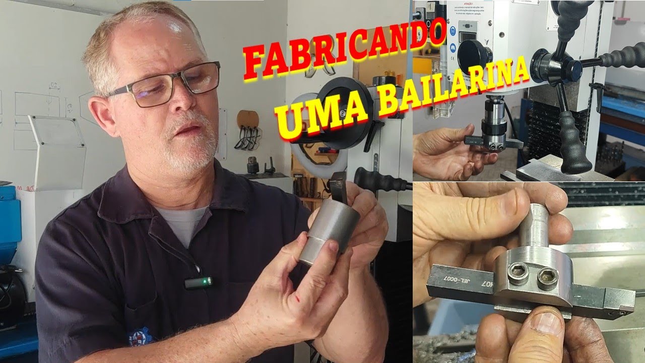 Fabricando uma bailarina para minha FRESADORA MR 222        