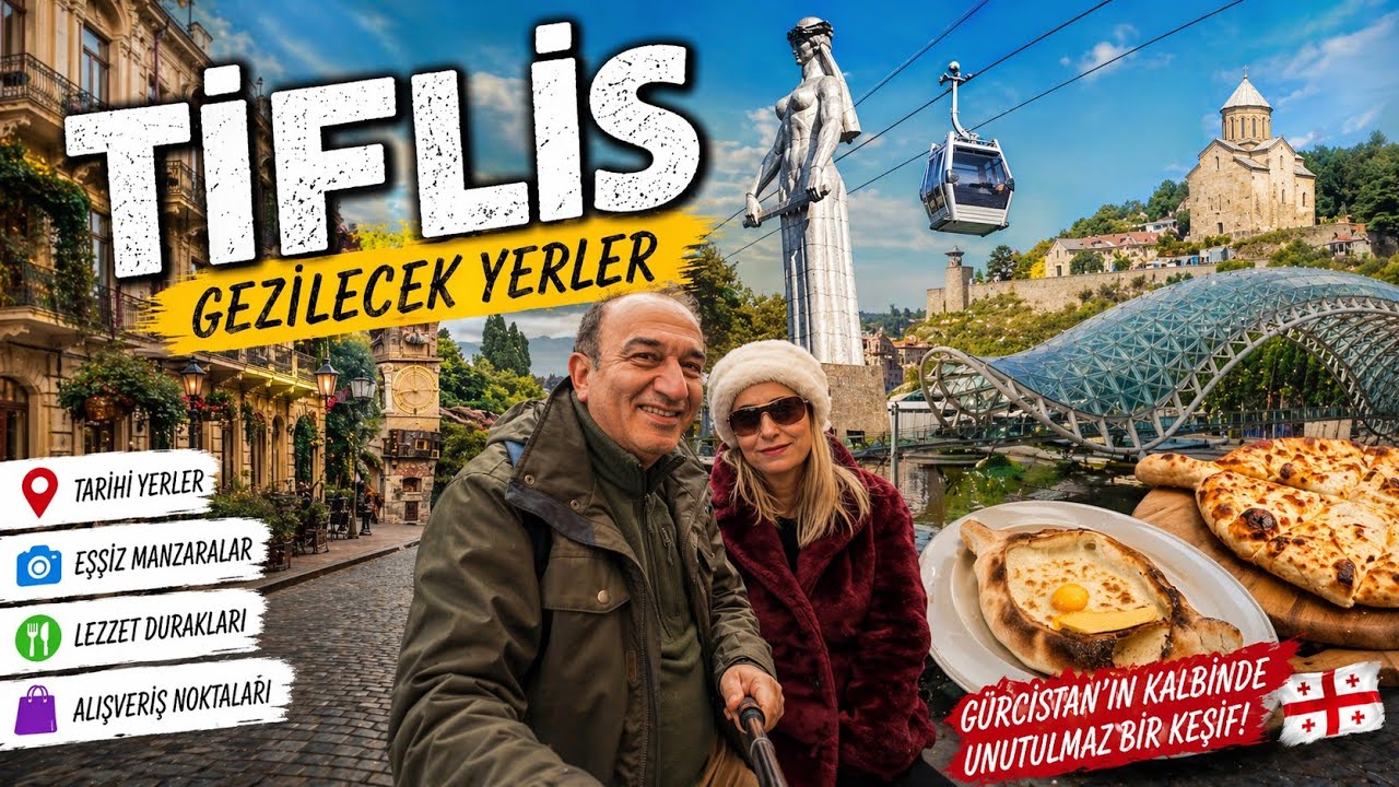 Tiflis’te Zaman Yolculuğu 🇬🇪 | Barış Köprüsü, Gürcü Ana & Sülfür Hamamları #tiflis #reklamdeğildir
