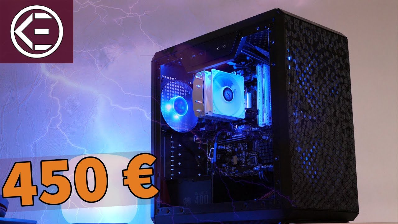 450 EURO GAMING PC 2018 - RYZEN 5 2400G | Test, Zusammenbau und Konfiguration