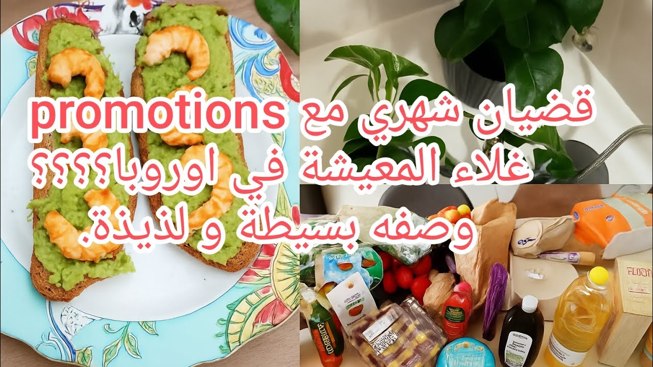 بشحال نقضي للشهر؟ هل المعيشة غالية في اوروبا؟ وصفة غداء خفيف و سريع 🌿🥑