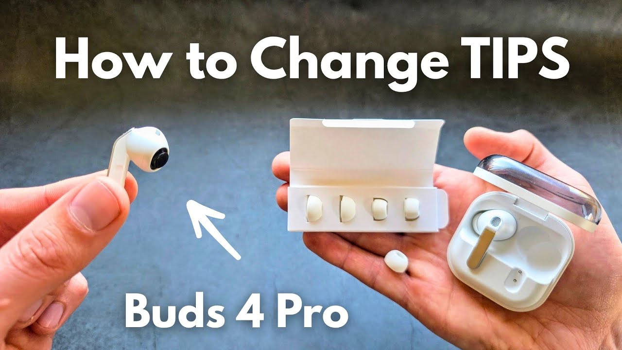 Samsung Galaxy Buds 4 Pro — Как заменить амбушюры