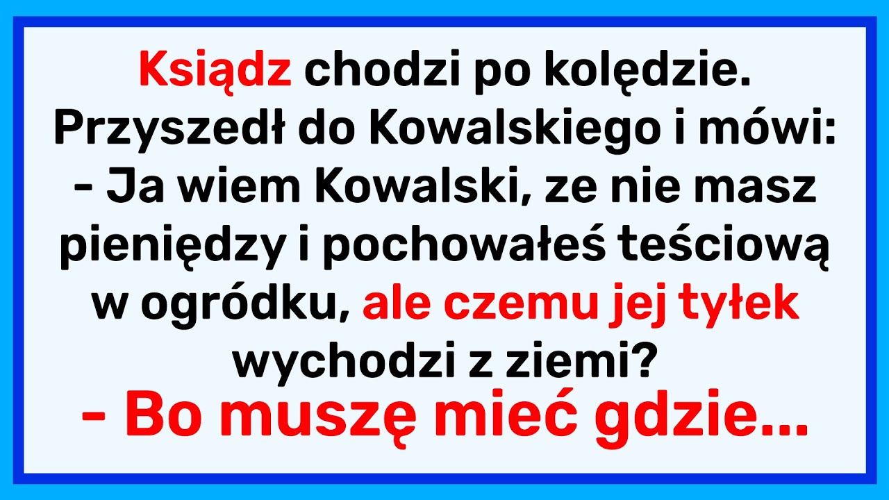 Ksiądz przychodzi do Kowalskiego..! 💥🤫 NAJLEPSZE KAWAŁY DOWCIPY O TEŚCIOWEJ!