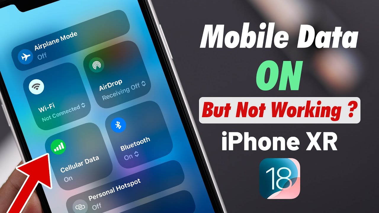 iPhone XR: не работают сотовые данные? - Исправьте мобильные данные!