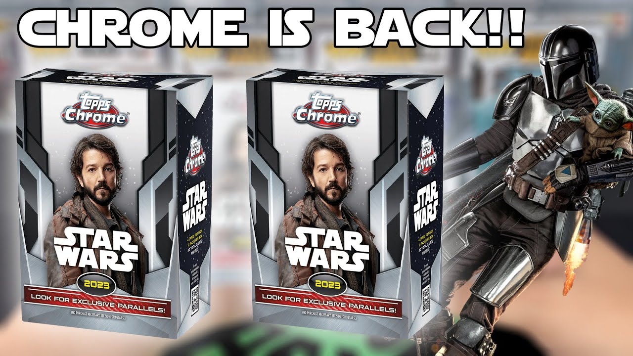 CHROME RETAIL IS HERE! | 2023 Star Wars Topps Chrome Blaster Box Opening