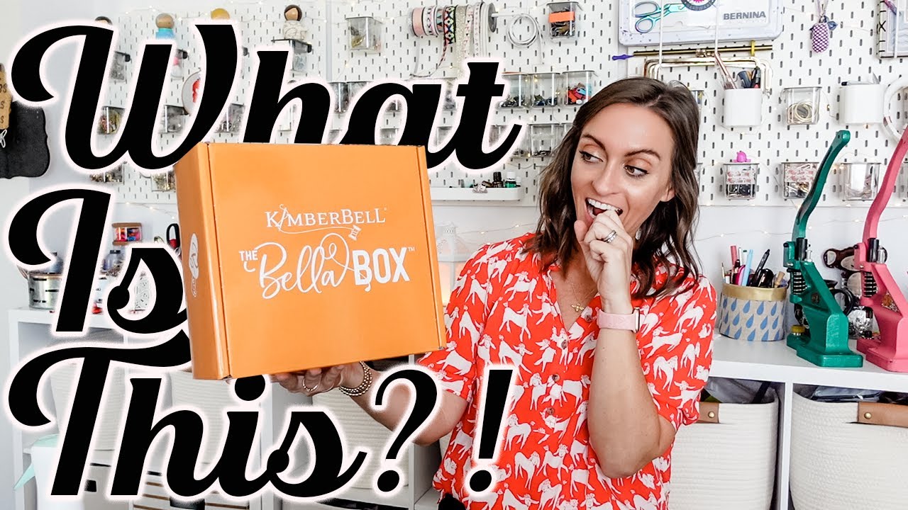 Unboxing The Latest Bella Box From Kimberbell - Handmade Holiday! Tutorial and GIVEAWAY!