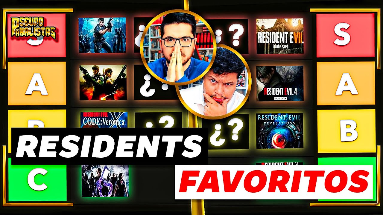 TIER LIST DE JUEGOS DE RESIDENT EVIL BY: QENK Y KACEX