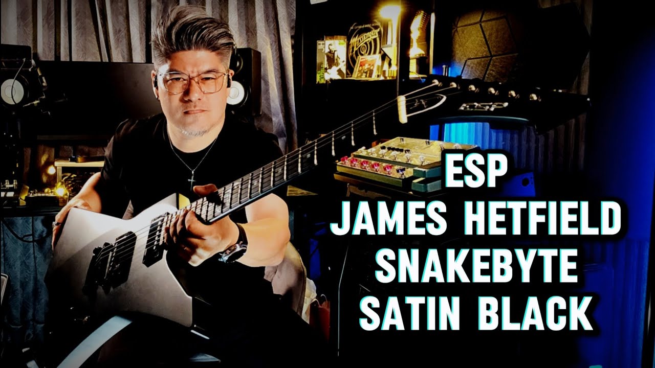 ESP Snakebyte James Hetfield Signature Satin Black Review