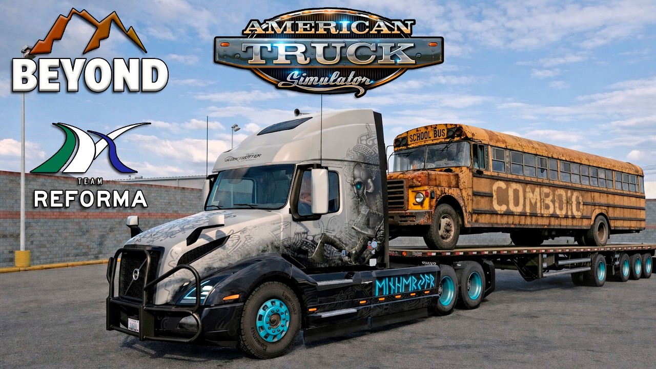 🔴 LIVE ATS COMBOIO - VOLVO VNL NA 4 EIXOS  |  MAPA OFICIAL + DLC'S + BEYOND & REFORMA
