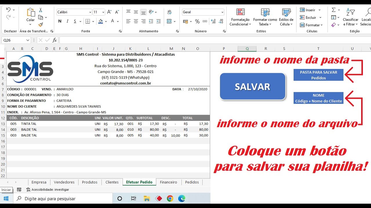 Excel - Coloque um Botão para Salvar em PDF sua Planilha - Passo a Passo - Fácil!