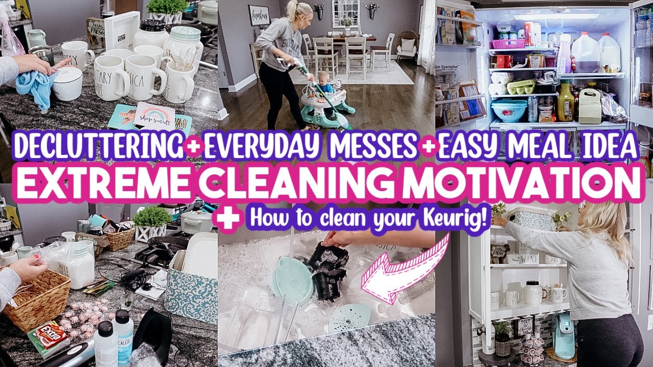2022🌟EXTREME CLEAN WITH ME-WHOLE HOUSE CLEANING MOTIVATION-REAL LIFE MESSES +EASY CASSEROLE MEAL