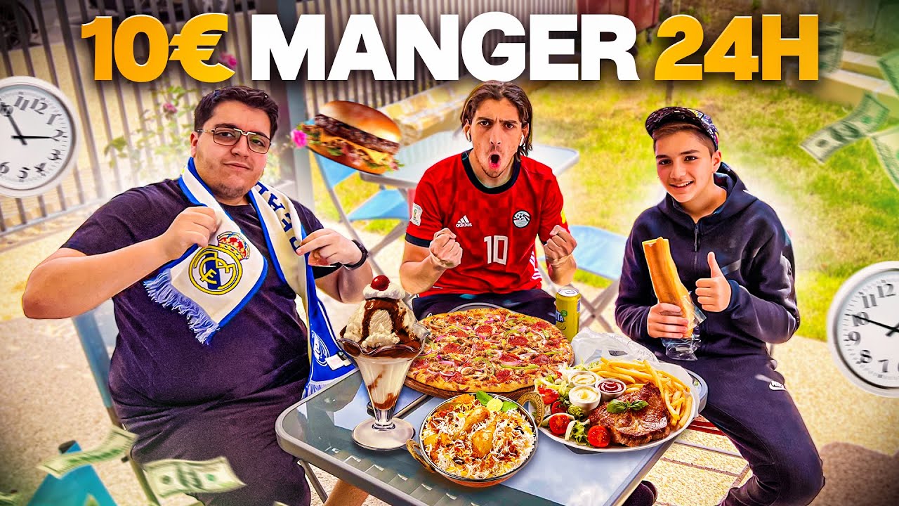 10€ POUR MANGER PENDANT 24H (10€ Challenge en Famille) avec Omada