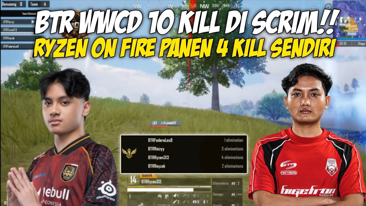 RYZEN NGECLUTCH! BTR WWCD 10 KILL | BTR VS AE DI LAST CIRCLE