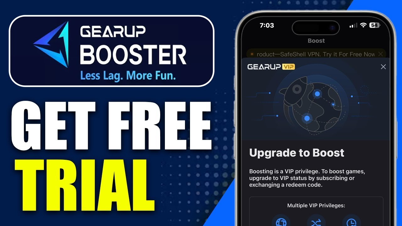 How To Get A Free Trial In GearUp Booster | Get GearUp For FREE