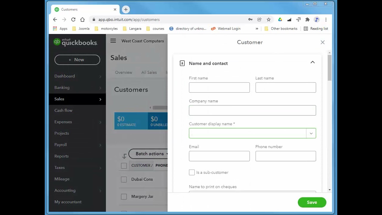 QuickBooks Online &mdash; использование нескольких валют