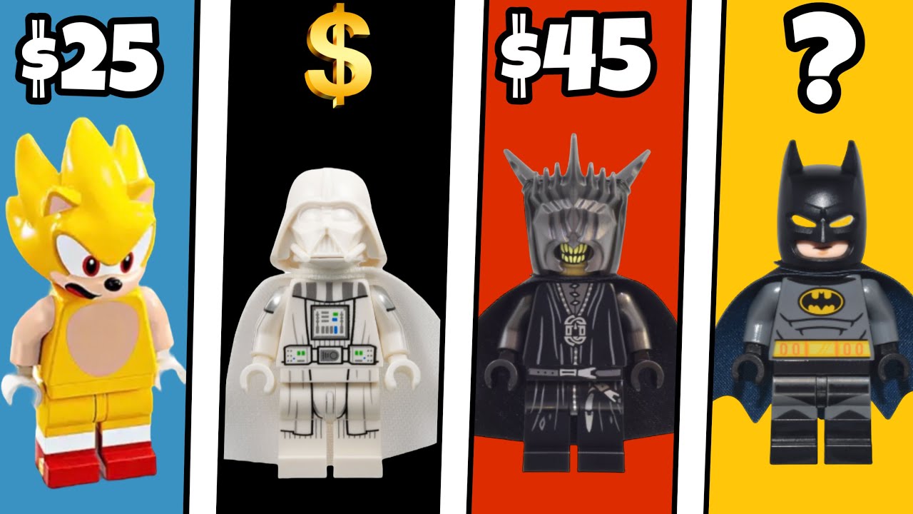 Top 20 Most EXPENSIVE Lego Minifigures of 2024