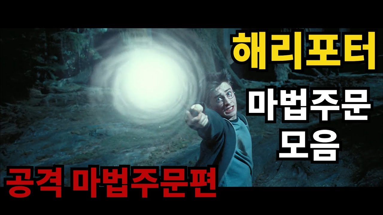 해리포터 마법주문 모음 1편 : 공격 마법주문편