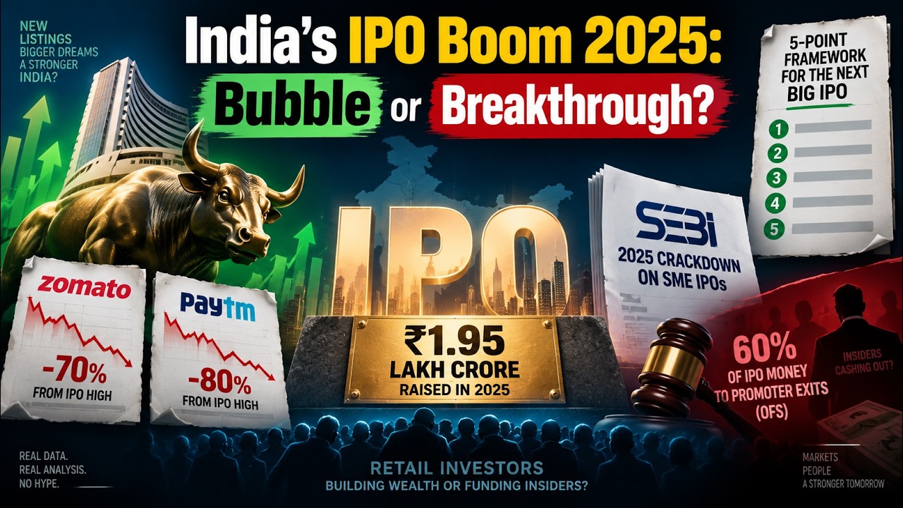 India's IPO Boom 2025: Bubble or Breakthrough? | Data-Driven Analysis