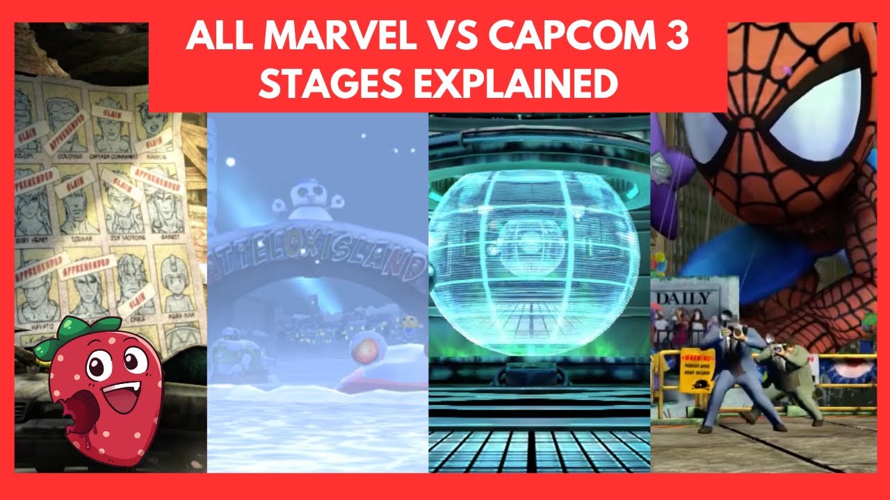 The stages of Marvel Vs Capcom 3 (Feat The SeventhForce)