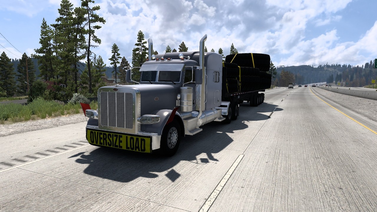 American Truck Simulator Worlds Biggest Truck Tyre Delivery Special Transport