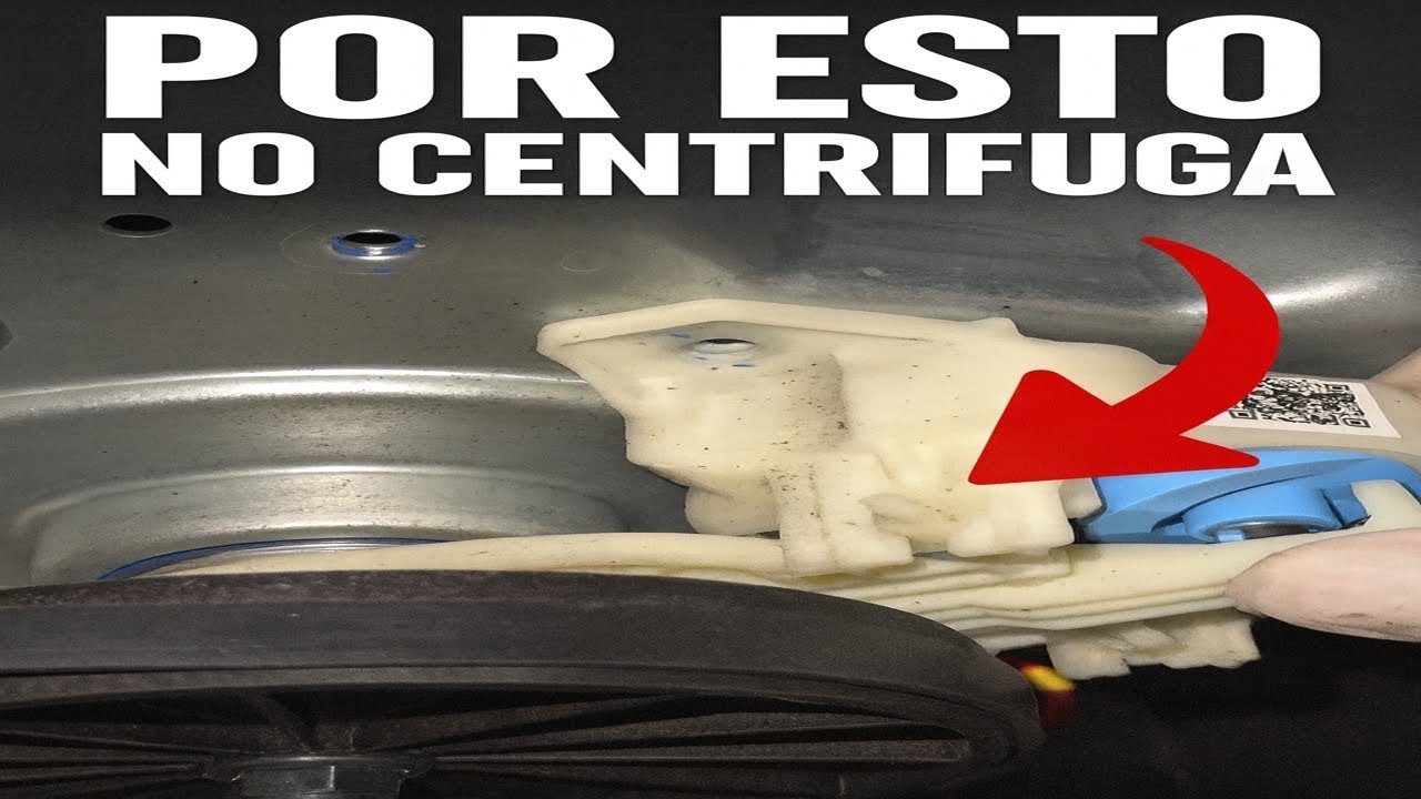 🔧 Por Esta Pieza Tu Lavadora GE No Centrifuga y Deja la Ropa Mojada | Solución Fácil