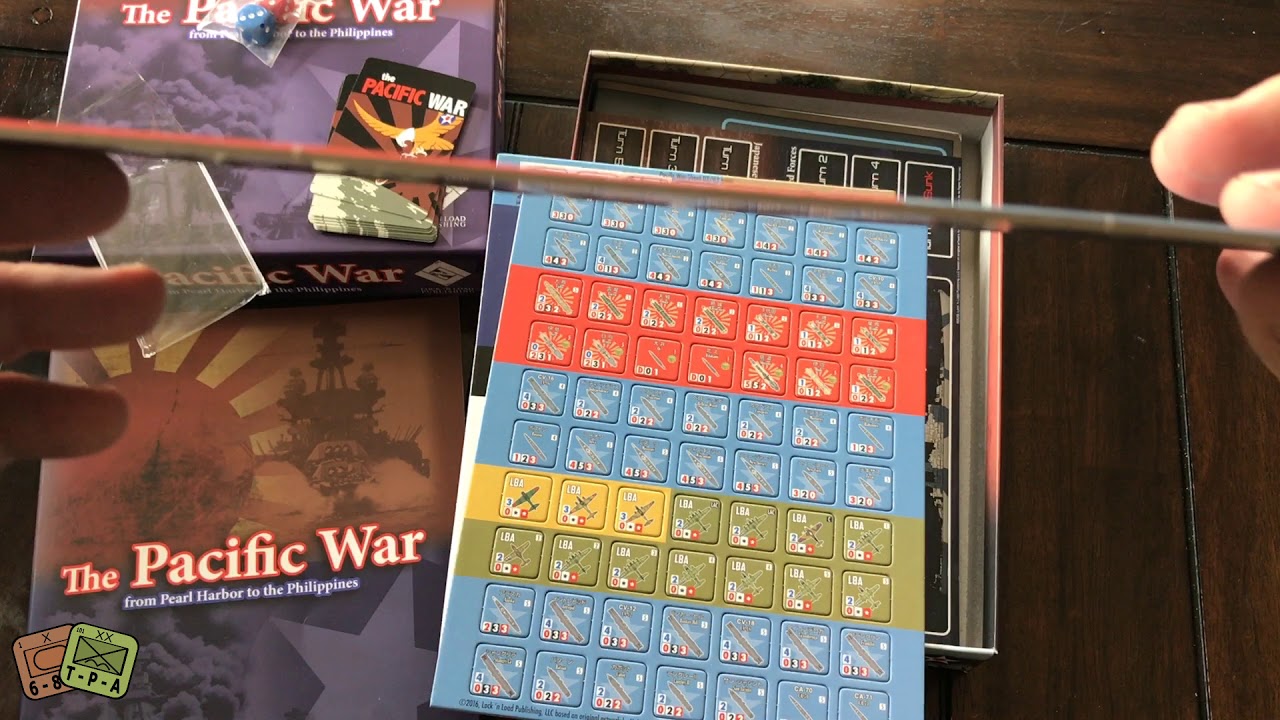 Unboxing The Pacific War from Lock 'n Load Publishing - The Players' Aid