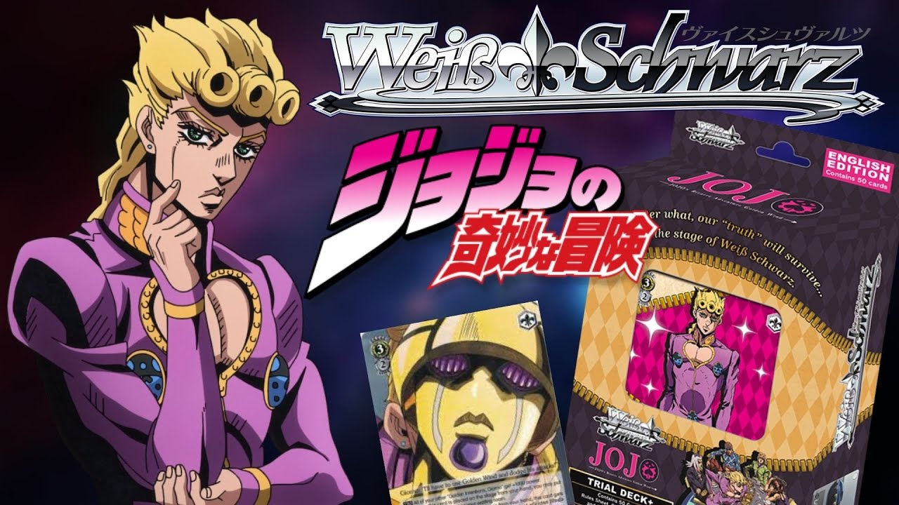 Unboxing JOJO Weiss Schwarz Trial Deck - Jojo's Bizare Adventure Golden Wind