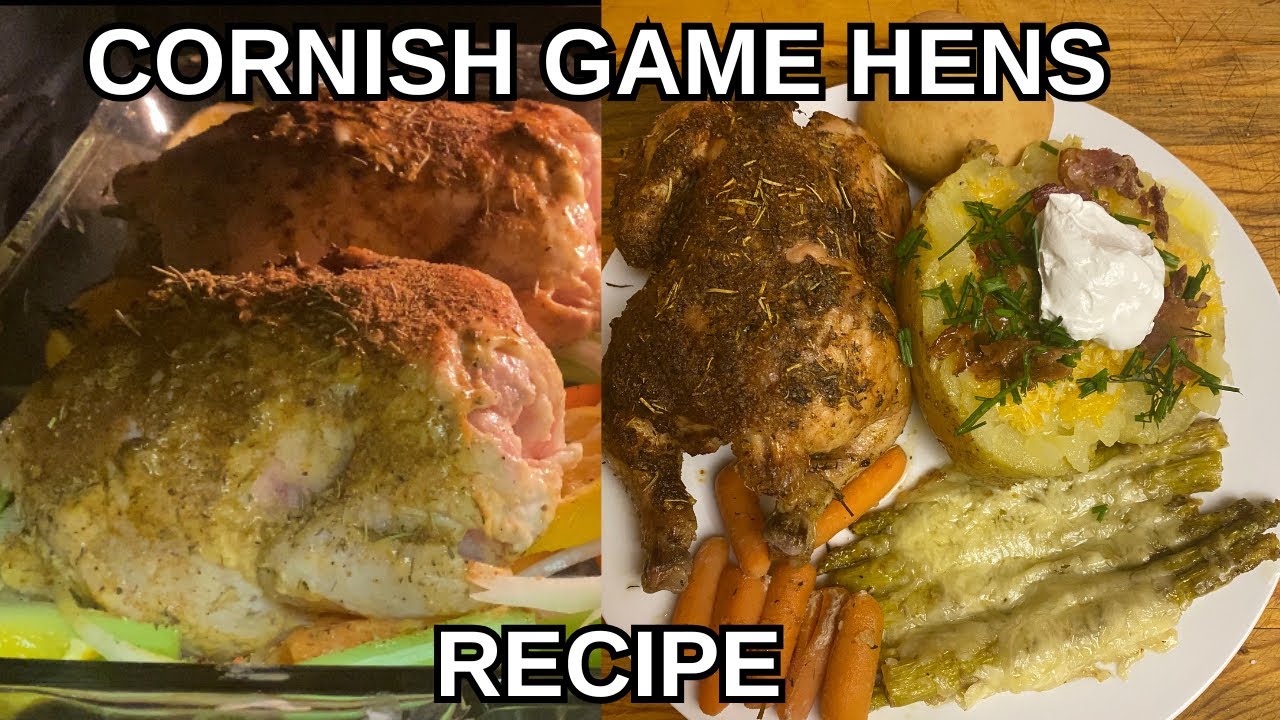 CORNISH GAME HENS RECIPE VALENTINES DINNER 