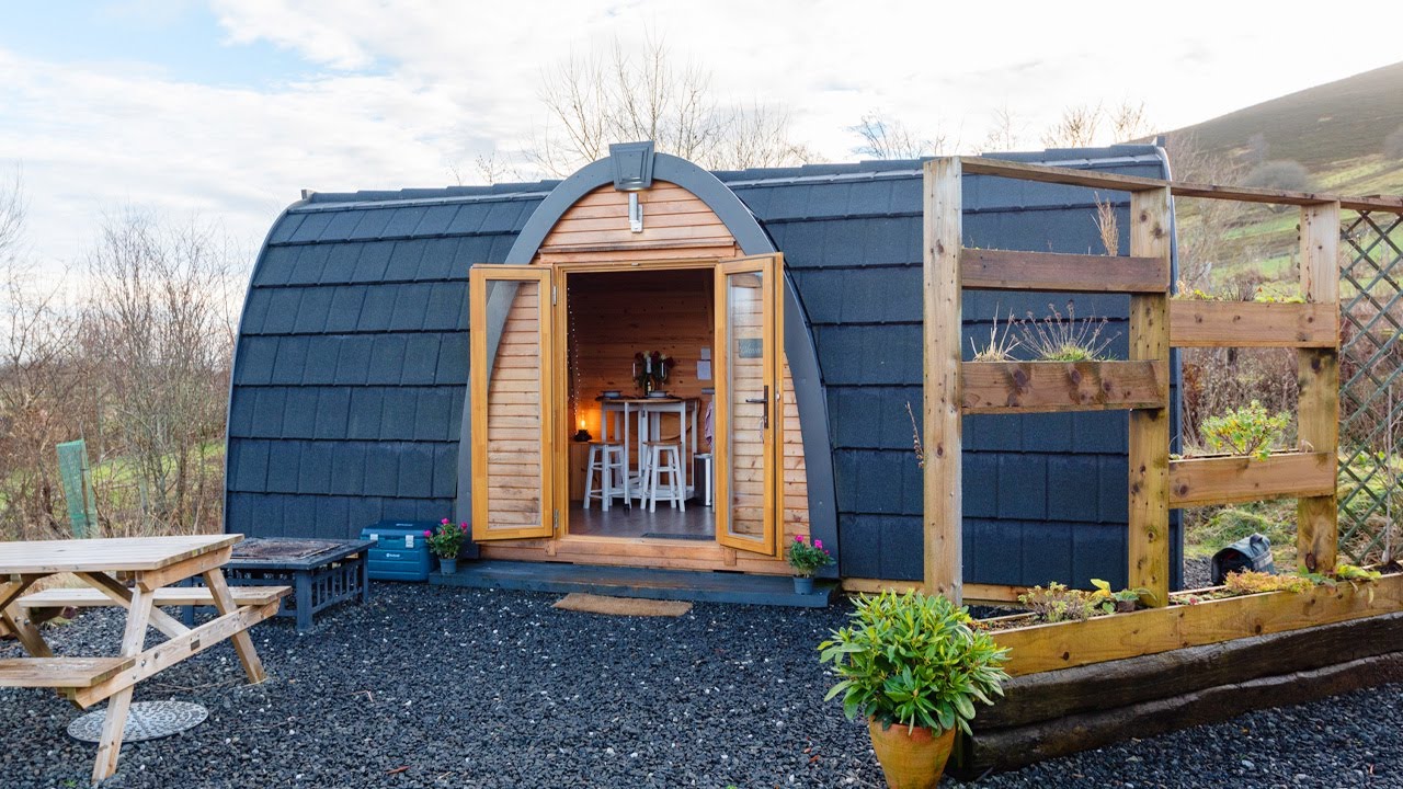 Stunning Gorgeous The Kilry Eco Pods Cottage House | Living Design Tiny House