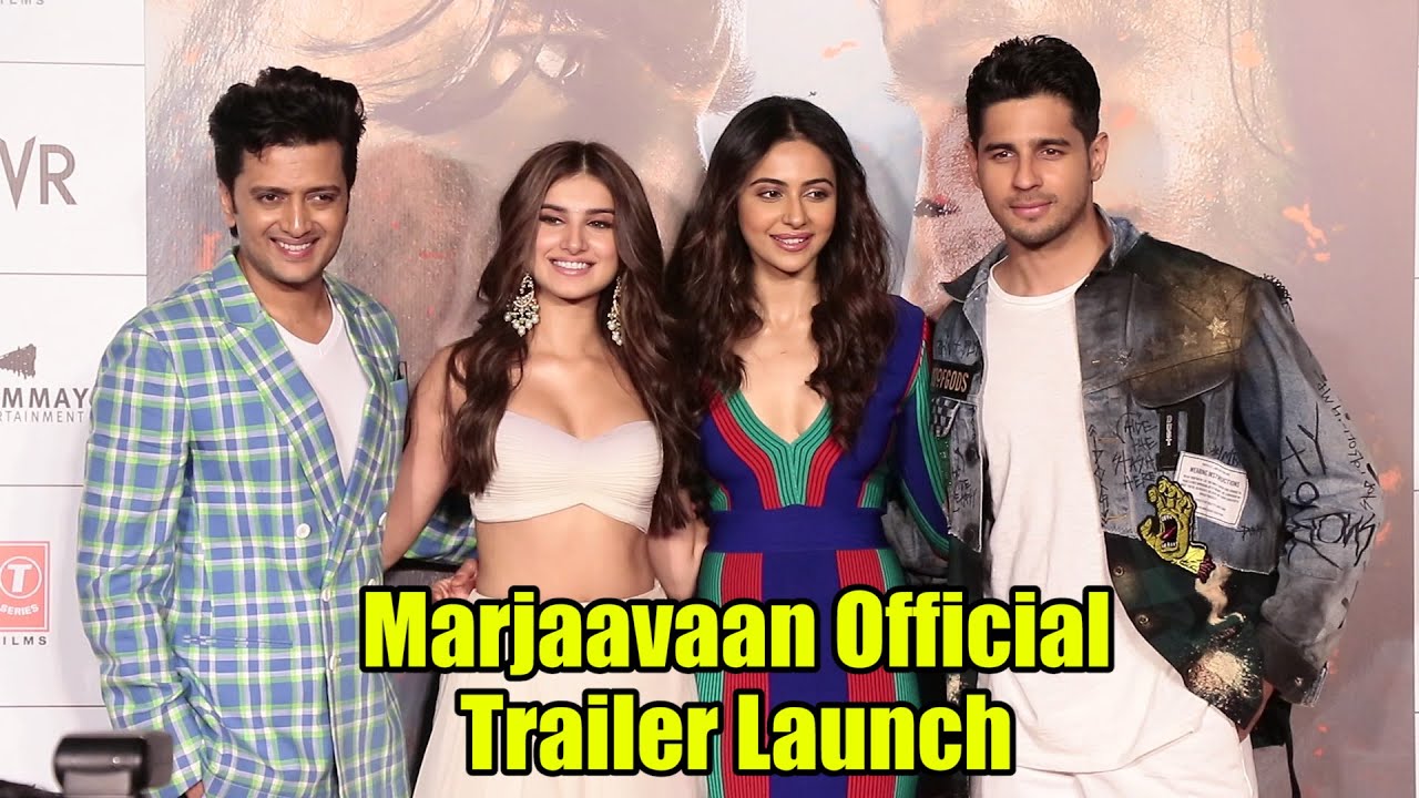 Marjaavaan Official Trailer Launch | Riteish Deshmukh, Sidharth Malhotra,Tara Sutaria