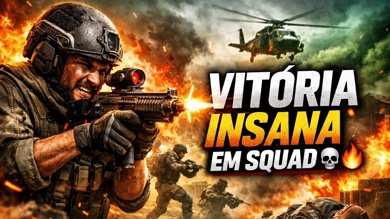 Esse FINAL em SQUAD no Warzone foi ABSURDO! 😱🔥