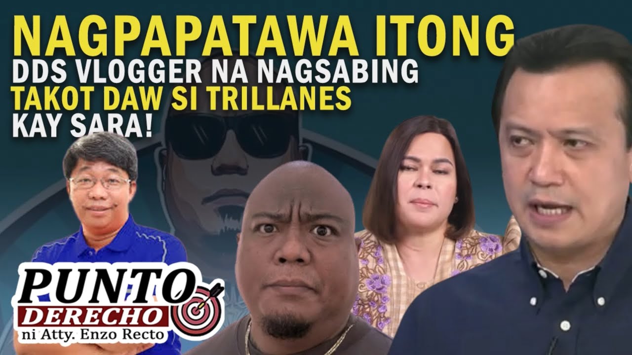 NAGPAPATAWA ITONG DDS VLOGGER NA NAGSABING TAKOT DAW SI TRILLANES KAY SARA!