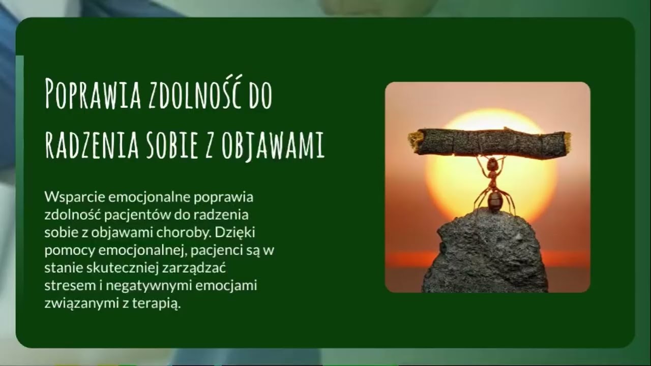 Wsparcie emocjonalne w chorobie