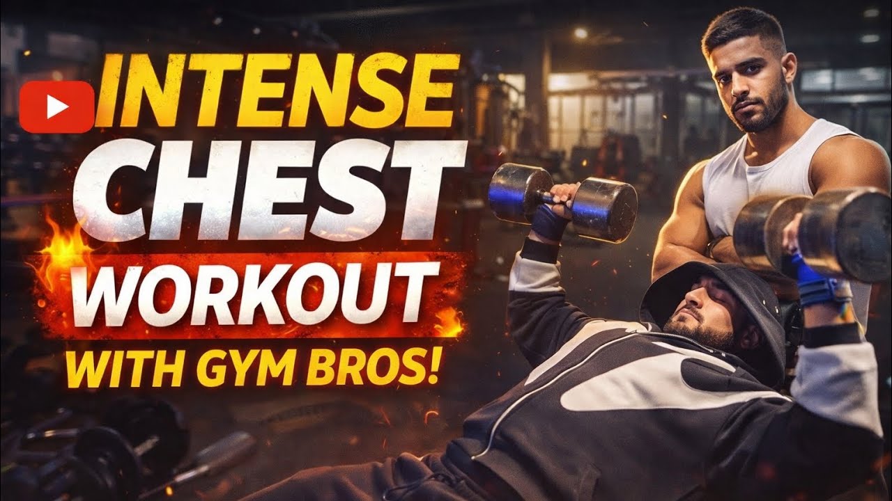 Chest Day Gone CRAZY 😱 | Intense Gym Workout With Bros 💪