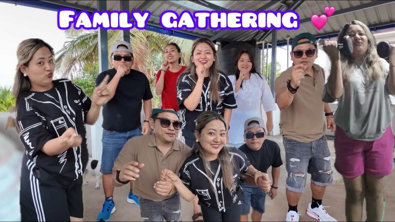 Gathering with family is my happy place😄 #bts #familyreels 