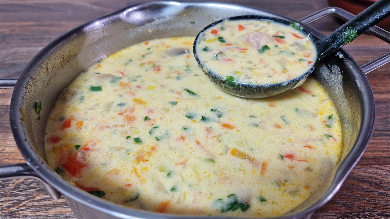 Самый вкусный рецепт супа, Норвежский крем-суп! Один из самых вкусных супов!