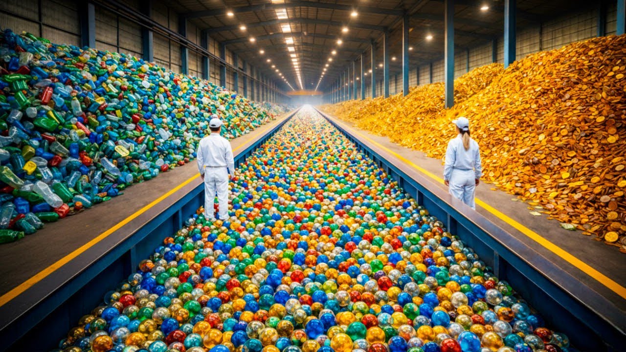 Comment Des Milliards De Billes Sont Fabriquées En Verre Recyclé En Usine