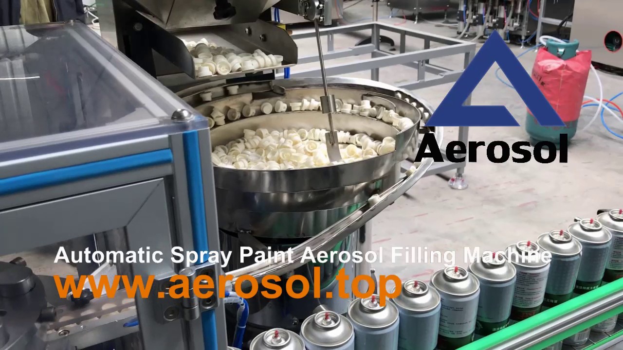Automatic Y Shaped Aerosol Production Line for Spray Paint