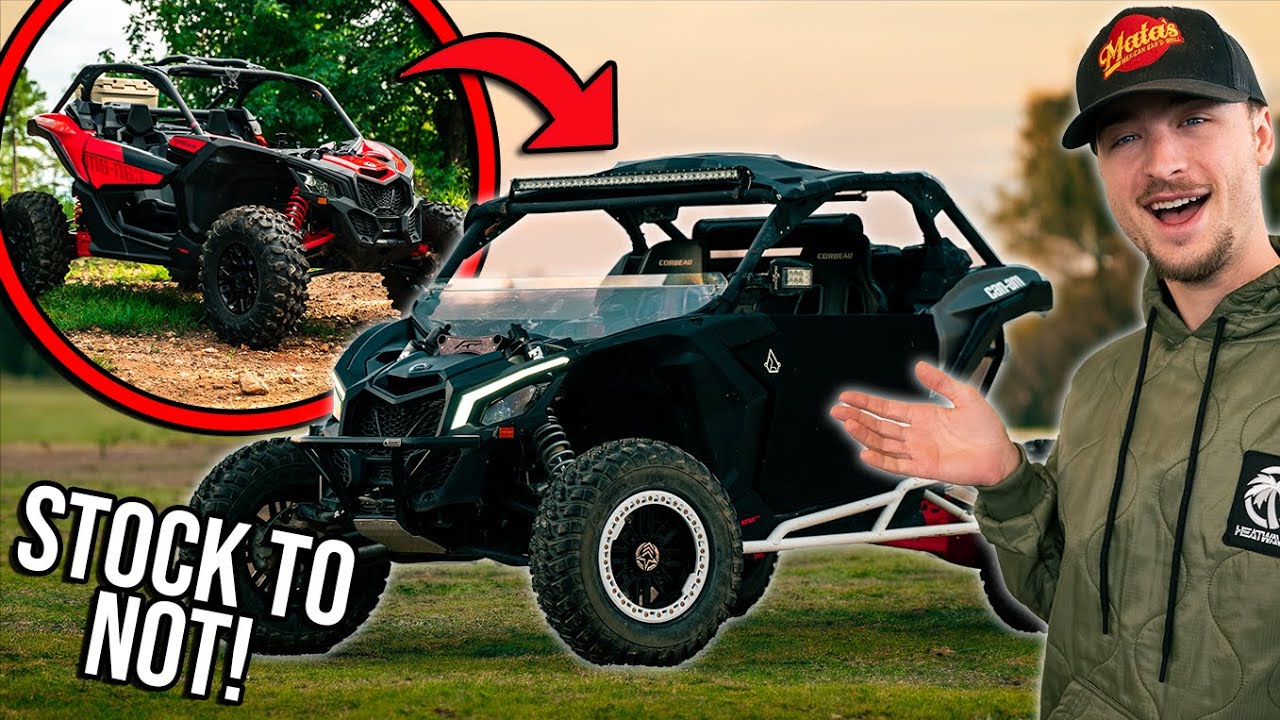 Turning My Can Am X3 Into A RACECAR! *Full Suspension!*