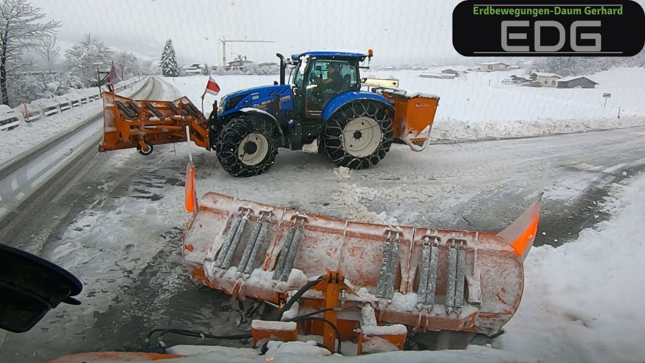 Winterdienst in Tirol❄️Schneeräumung die Erste 2023 Teil 2 | Unimog U400