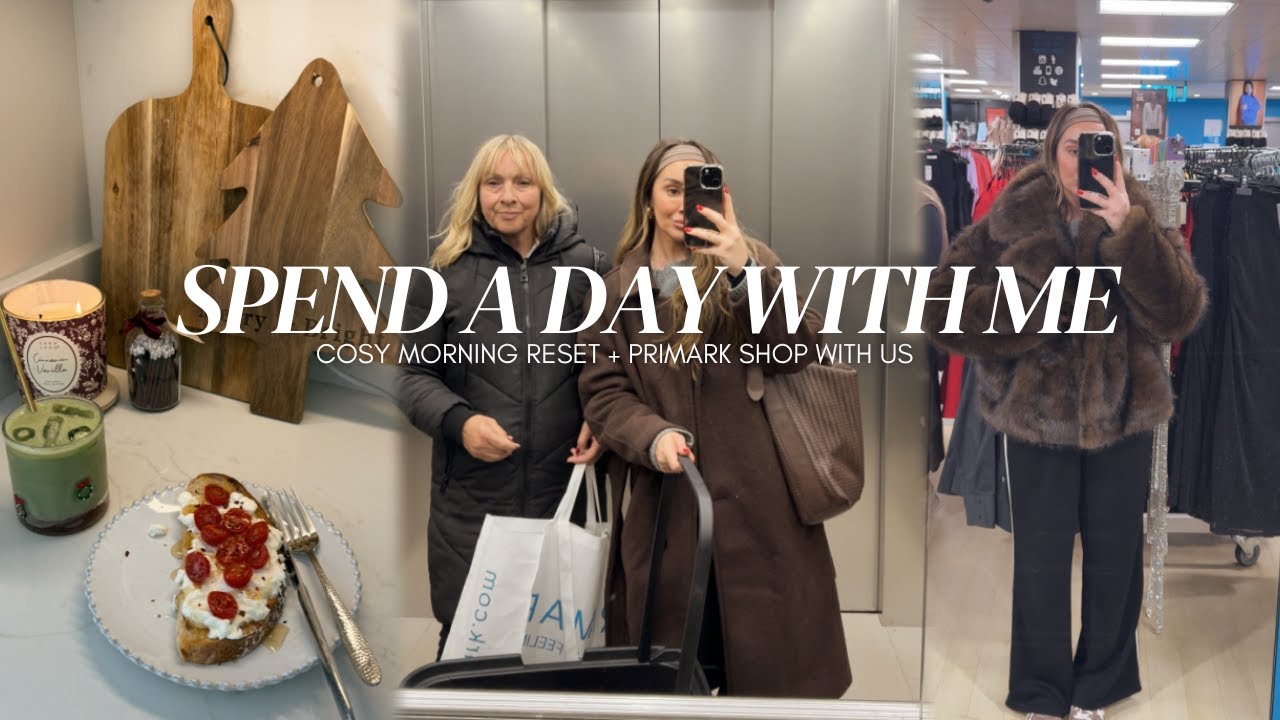 VLOG: Cozy Morning Reset + Primark Christmas shop with me and mum 🎄