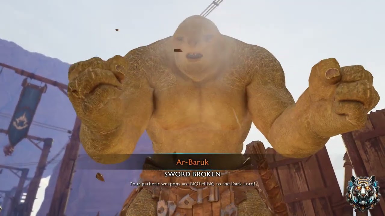 ترقية سيف Warthgiver لفل 80 بالصدفة 🔥 Shadow Of War : Level 80 to 85 @Tiger4Tech