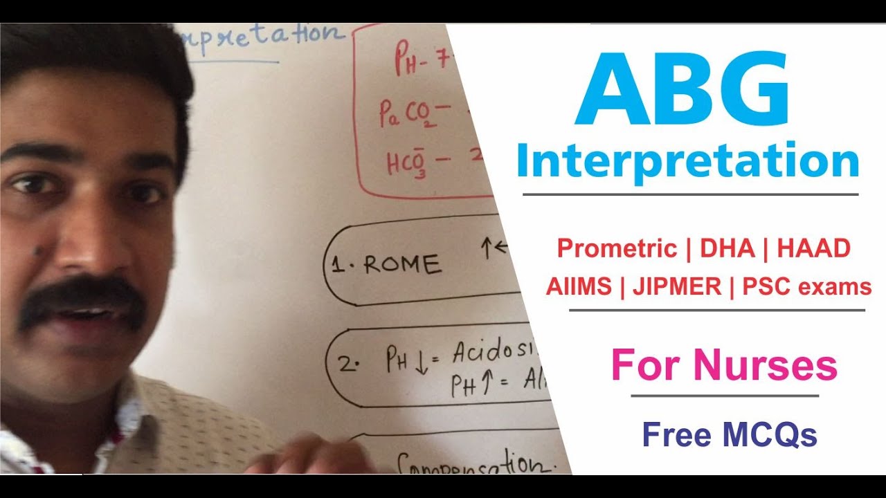ABG For Nurses | Helps in Prometric, DHA, HAAD, AIIMS, JIPMER exam