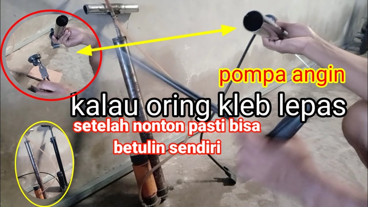 pompa angin kleb model oring lepas